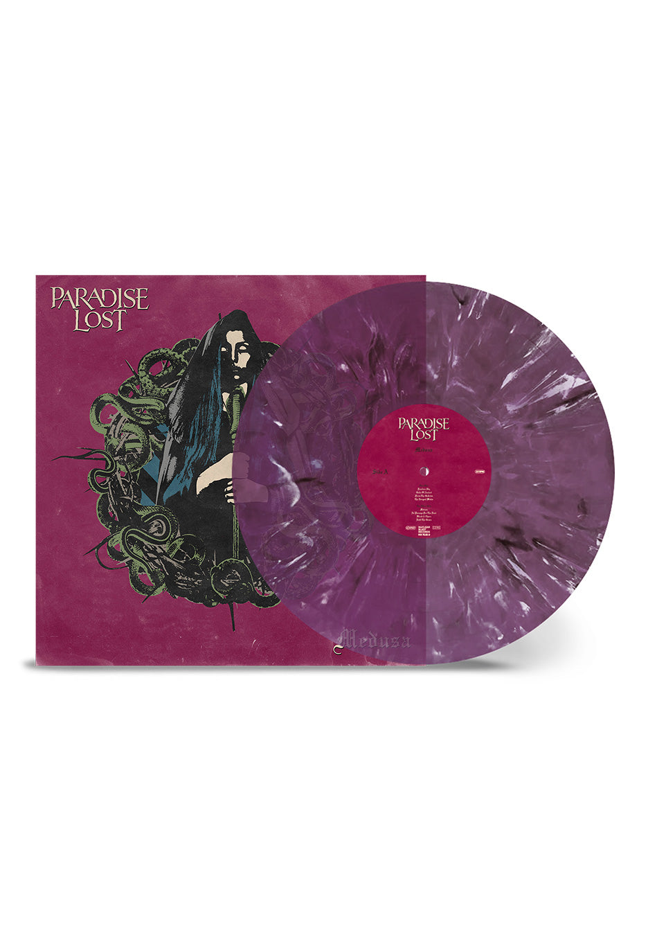 Paradise Lost - Medusa Ltd. Trans. Violet White Black - Splattered Vinyl | Neutral-Image