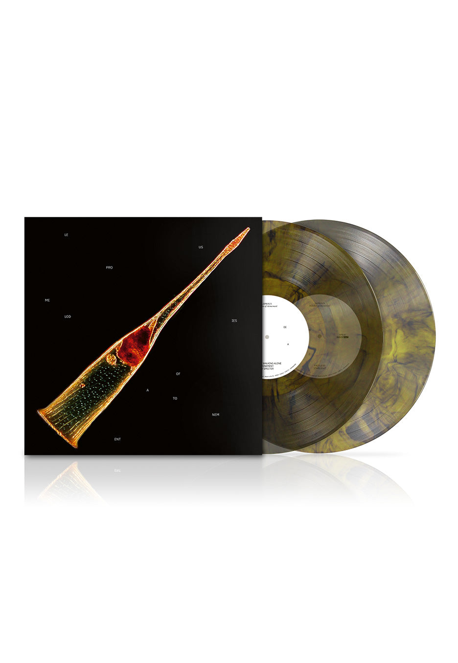 Leprous - Melodies Of Atonement Ltd. Clear Sun Yellow/Black - Marbled 2 Vinyl | Neutral-Image